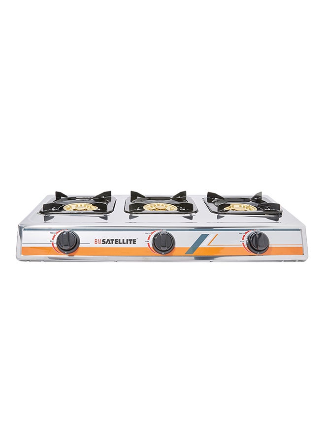 BM SATELLITE 3-Burner Steel Oven NS-303 Silver - Image 1