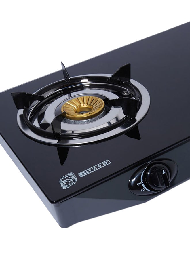 ZEC Double Burner Table Top Gas Stove ZGB-722G Black - Image 3