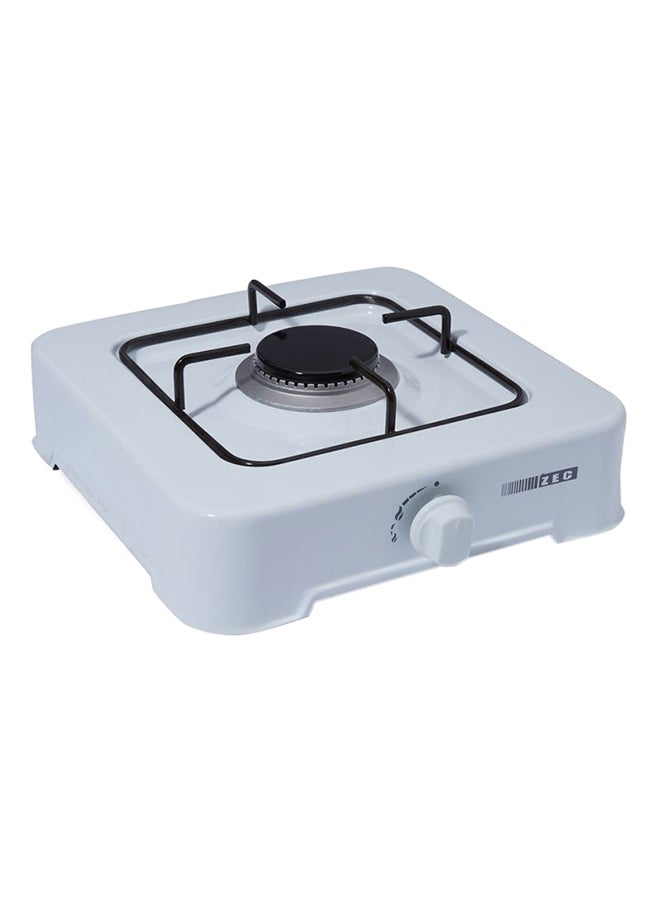 زيك موقد غاز يوضع أعلى الطاولة بشعلة واحدة ZGB-801 أبيض/أسود - Image 1