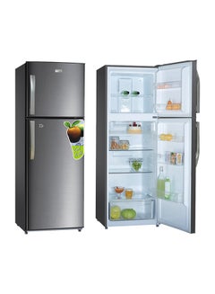SUPER GENERAL Double Door Refrigerator With Glass Shelves SGR 510I Silver  - Image 2