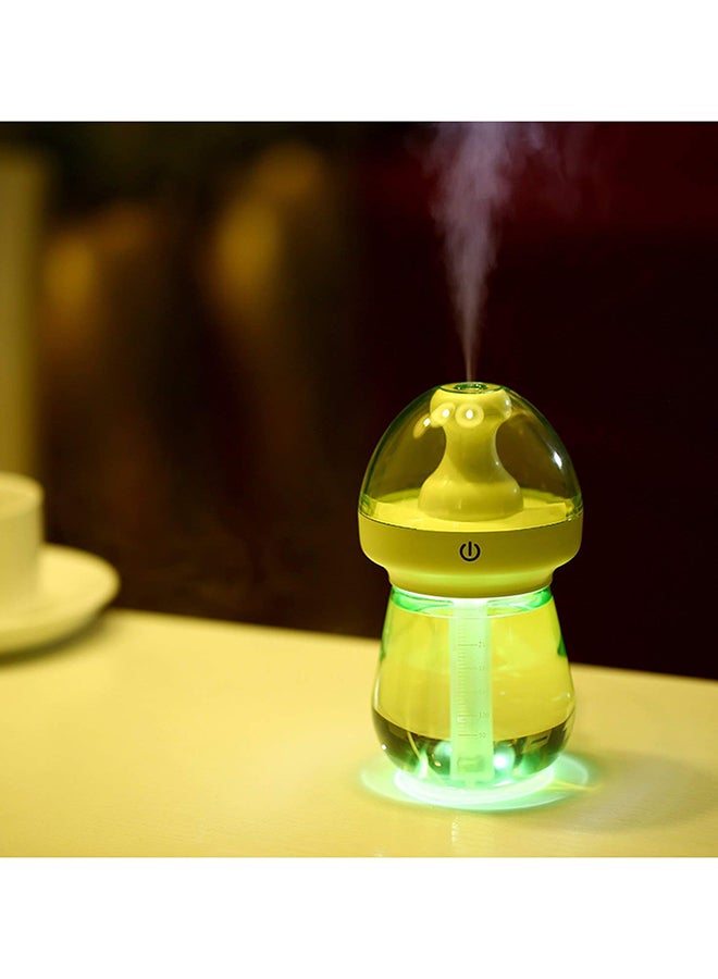Gulfdealz Mini Bottle Shaped Ultrasonic Humidifier With LED Green - Image 2
