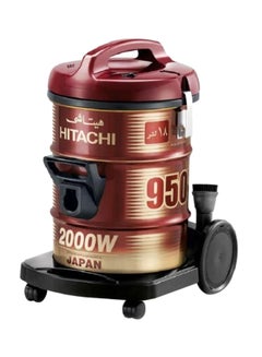 HITACHI Vacuum Cleaner 2000 W 18 L 2000 W CV950Y-SS220-WR Red/Gold  - Image 2