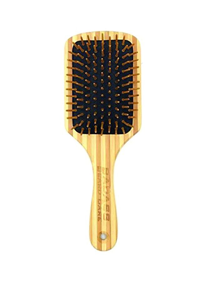 Badass Beard Care - Wood Bristle Beard Brush Brown - Image 1