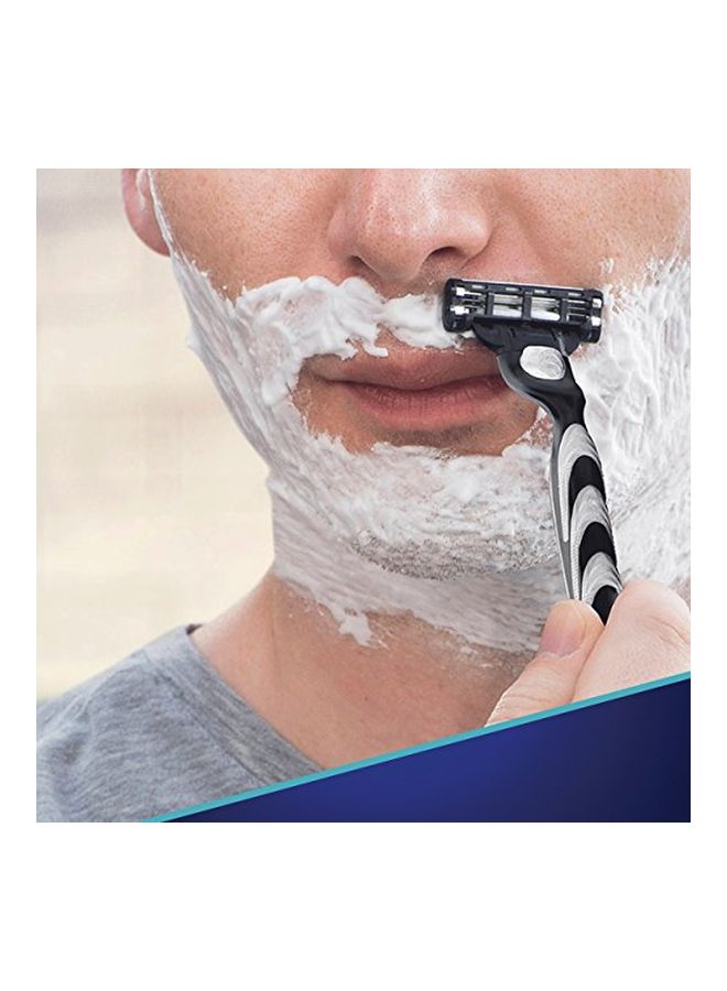 Gillette 8-Piece Mach3 Razor Blade Black/Blue/Silver - Image 2