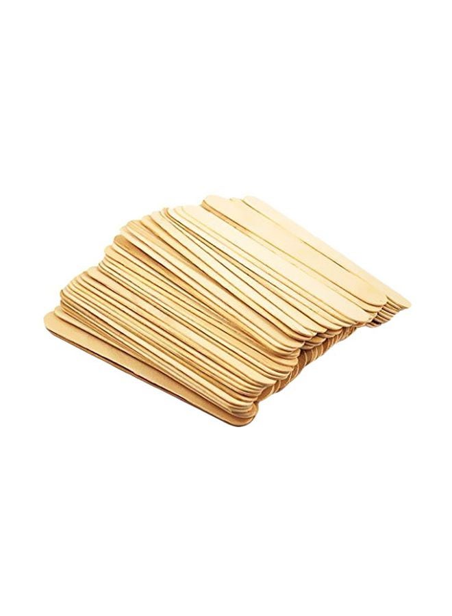Perfect Stix Pack Of 100 Waxing Applicator Sticks Beige 6inch - Image 1