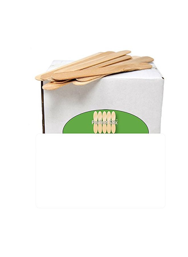 Perfect Stix Pack Of 100 Waxing Applicator Sticks Beige 6inch - Image 4