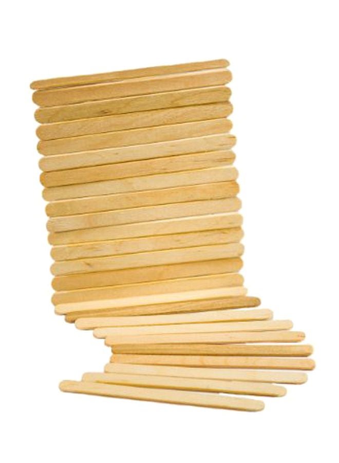 بيرفيكت ستيكس مجموعة أعواد تطبيق الشمع مكونة من 400 عود بيج - Image 3
