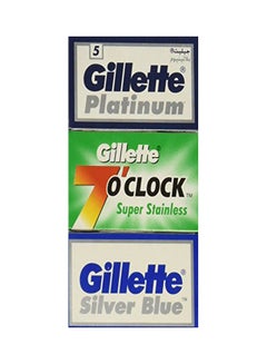 Blade Sampler 15-Piece Double Edge Blade Set Blue  - Image 3