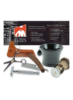 G.B.S Straight Razor With Case Red/Silver  - Image 4