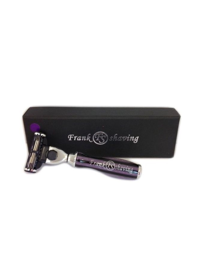 G.B.S Triple Blade Razor Purple/White