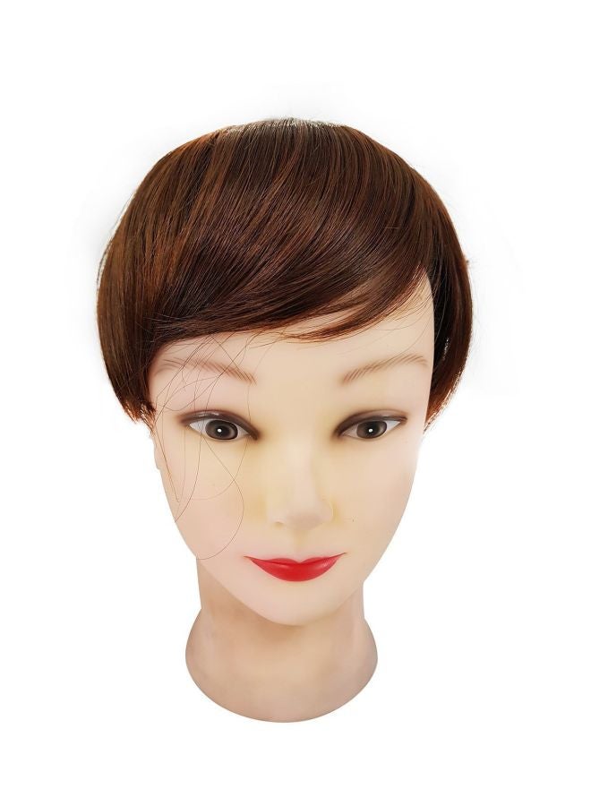 بوكسو طوق رأس بحافة بها شعر من الألياف الصناعية بني متوسط - Image 3