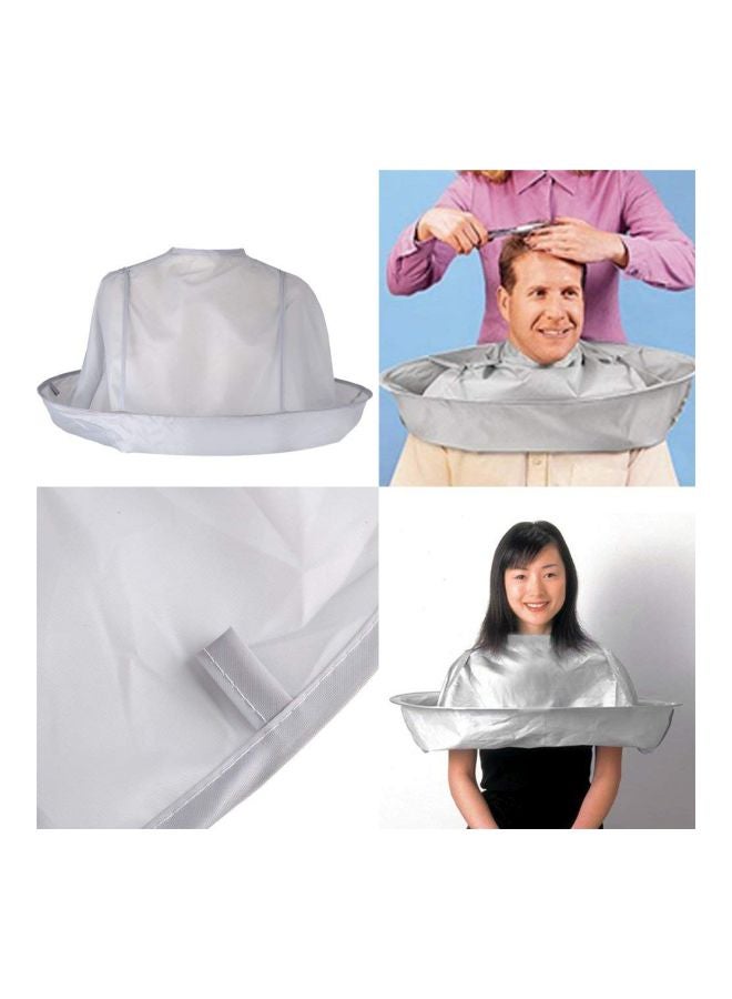 Pink Pari - Waterproof Hair Cutting Fold Cloak Umbrella Cape Grey - Image 1