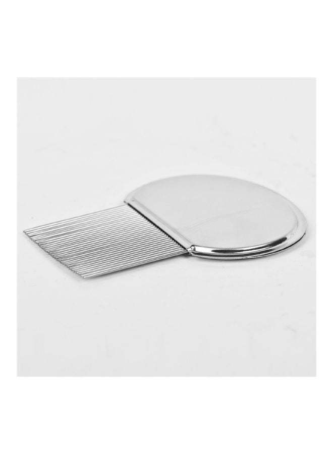 كيو دي مشط شعر احترافي لعلاج القمل فضي - Image 2