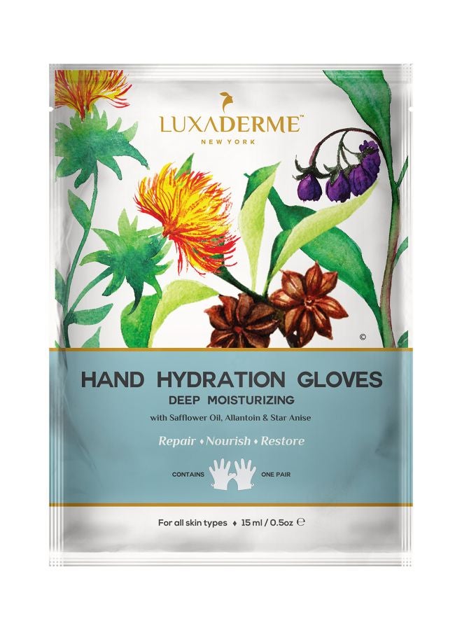 LuxaDerme Pack Of 10 Hand Hydration Gloves Multicolour 15ml - Image 2