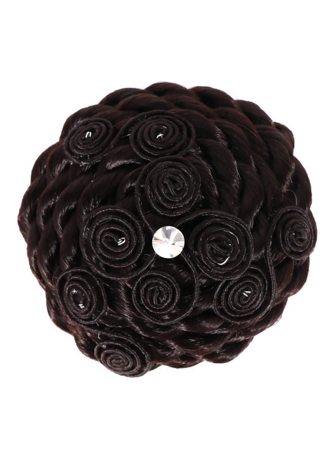 Honbon Artificial Juda Hair Bun Extension Black - Image 1