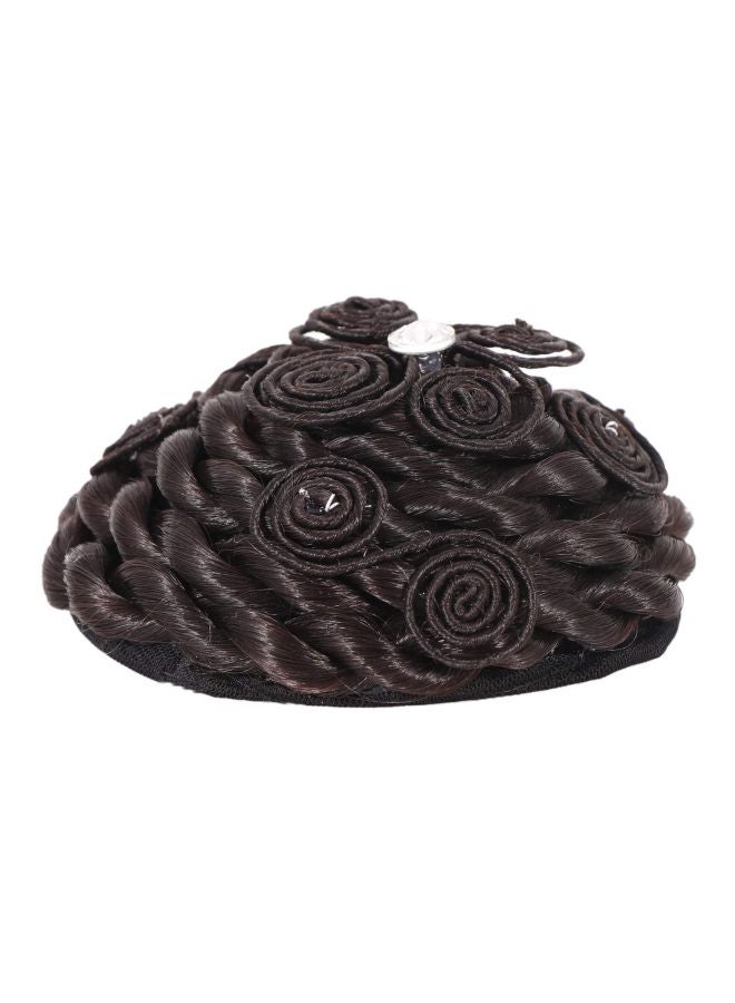Honbon Artificial Juda Hair Bun Extension Black - Image 2