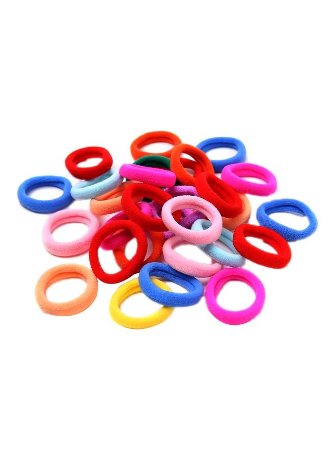Drishti 66-Piece Hair Rubber Band Set Pink/Yellow/Green