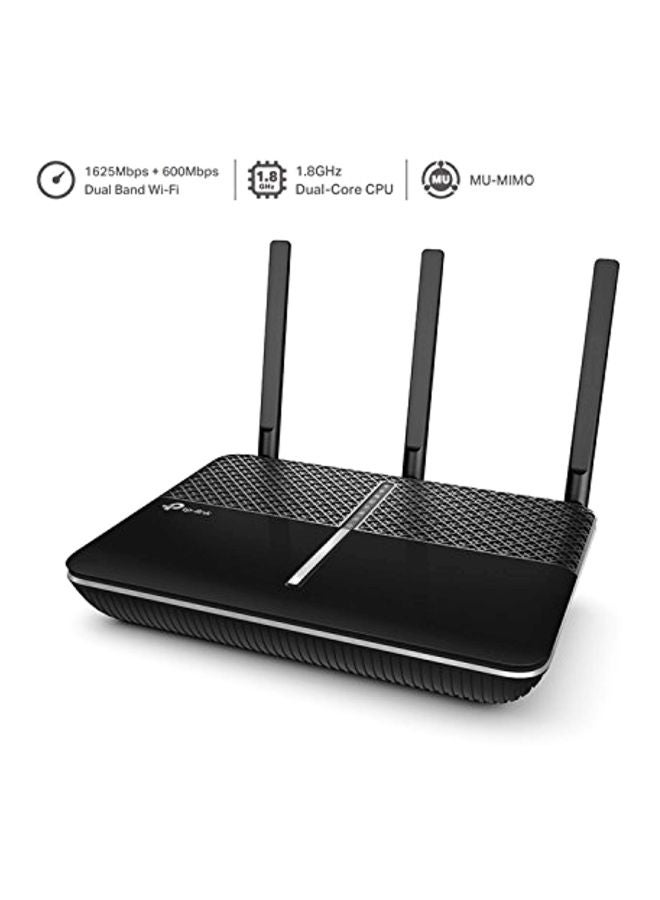 TP-LINK - Archer C2300 AC2300 Wireless MU-MIMO Dual Band Gigabit Router Black - Image 1