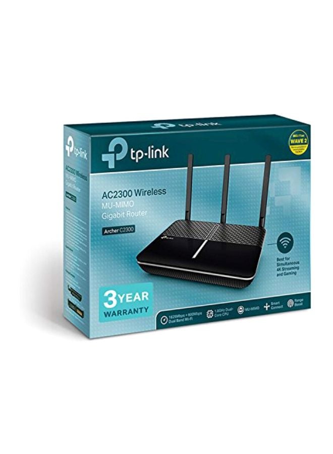 TP-LINK - Archer C2300 AC2300 Wireless MU-MIMO Dual Band Gigabit Router Black - Image 1