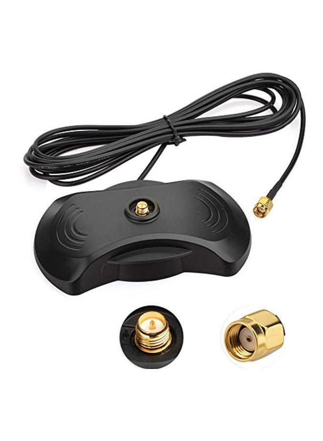 Superbat Wi-Fi Antenna Magnetic Stand Base Kit Black/Gold - Image 1