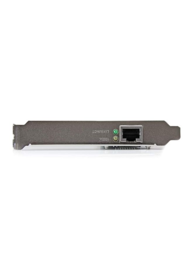 StarTech - 1 Port PCI-Express Gigabit Network Server Adapter Black/Gold - Image 1