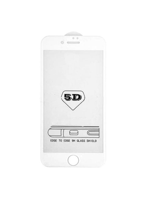 Tempered Glass Screen Protector For Apple iPhone 8/8s Plus White/Clear