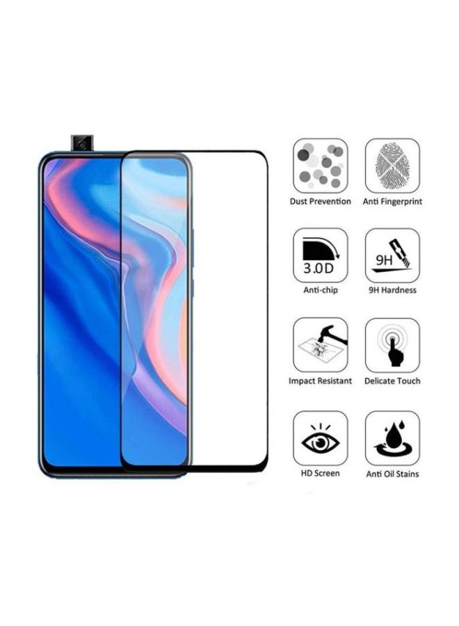 Generic - Screen Protector For Huawei Y9 Prime (2019) Clear/Black - Image 1