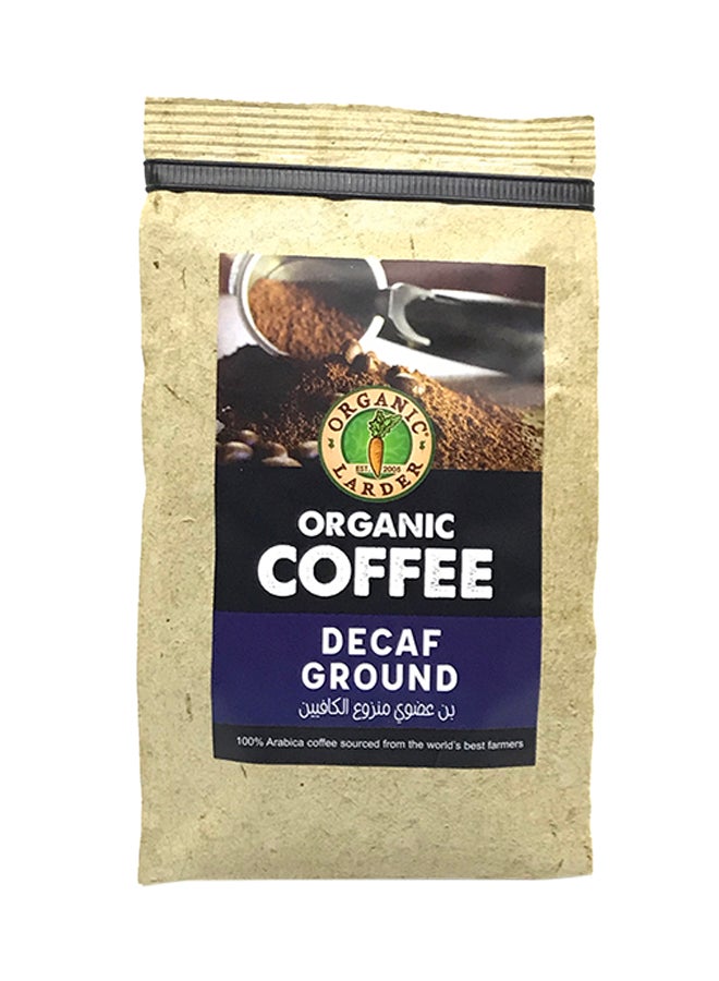 Organic Larder - Coffee Decaf Ground 250grams - Image 1