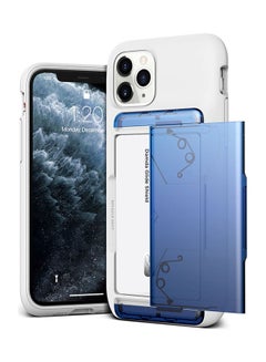 VRS Design iPhone 11 PRO Damda Glide Shield Semi Automatic Card Wallet cover/case Blue/Black  - Image 1