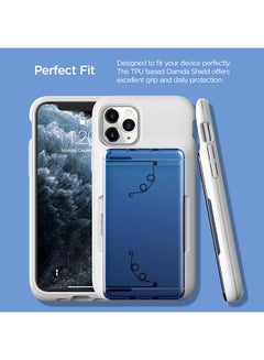 VRS Design iPhone 11 PRO Damda Glide Shield Semi Automatic Card Wallet cover/case Blue/Black  - Image 5