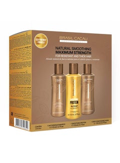 Brasil Cacau 3-Piece Hair Treatment Set 3 x 110ml 