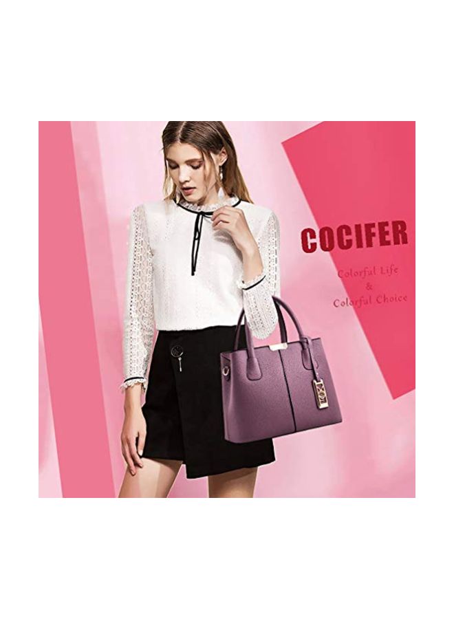 COCIFER PU Leather Satchel Bag Rufous  - Image 2