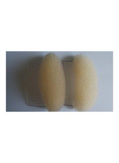 AnHua 2-Piece Beehive Hair Comb Pin Hot Beige  - Image 2