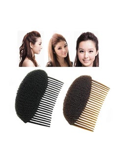 AnHua 2-Piece Beehive Hair Comb Pin Hot Beige  - Image 3