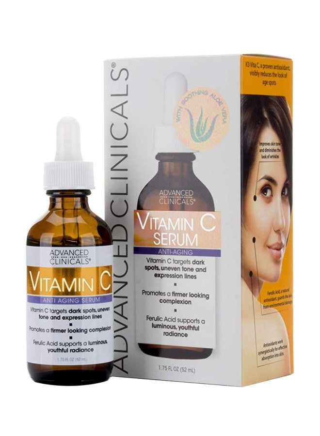 Advanced Clinicals 2-Piece Vitamin C Anti-Aging Serum 1.75Fluid Ounce  - Image 1
