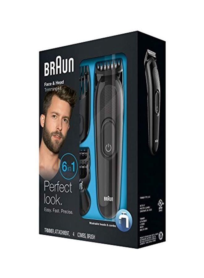 BRAUN 6-in-One Multi Grooming and Trimmer Kit MGK3020 with 2 Year Warranty, Black  - Image 5