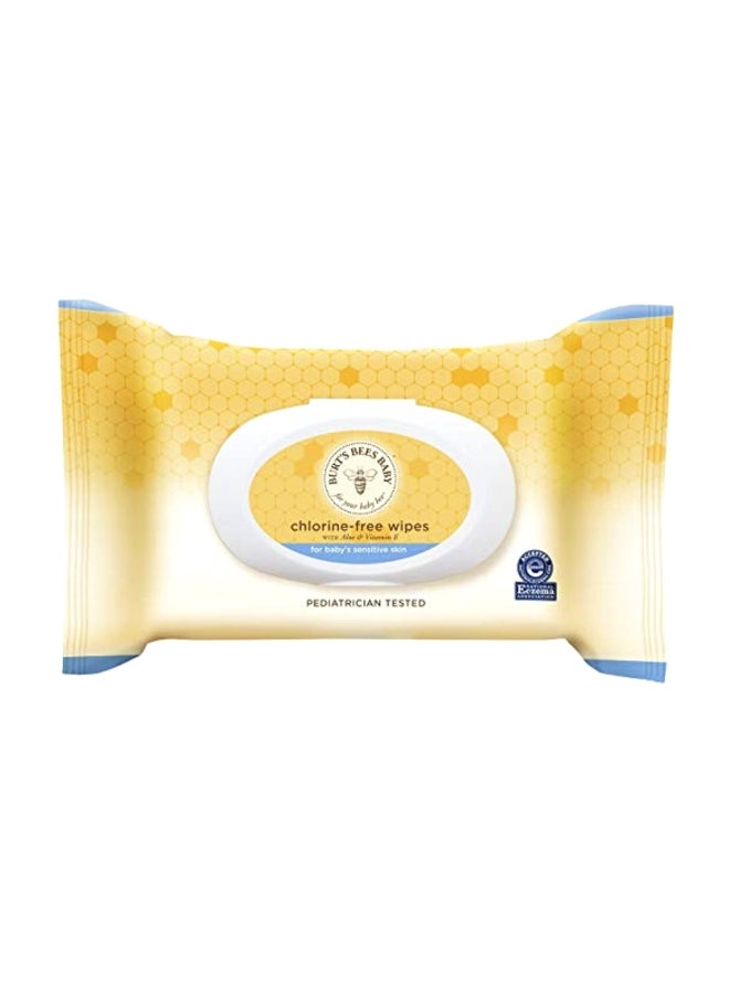 بيرتس بيز مناديل مبللة خالية من الكلور، 72 قطعة - Image 1