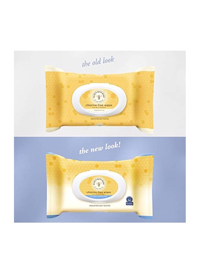 بيرتس بيز مناديل مبللة خالية من الكلور، 72 قطعة - Image 2