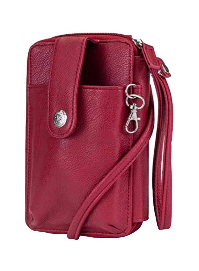 Mundi - RFID Leather Wallet Red - Image 1