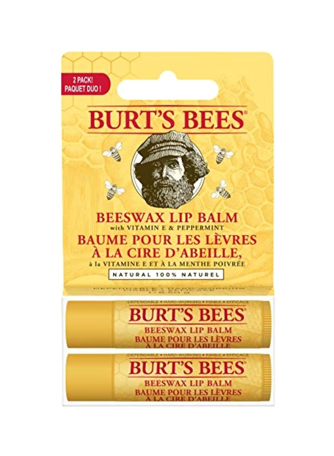 Burt's Bees - 2-Piece Beeswax Lip Balm 8.5grams - Image 1
