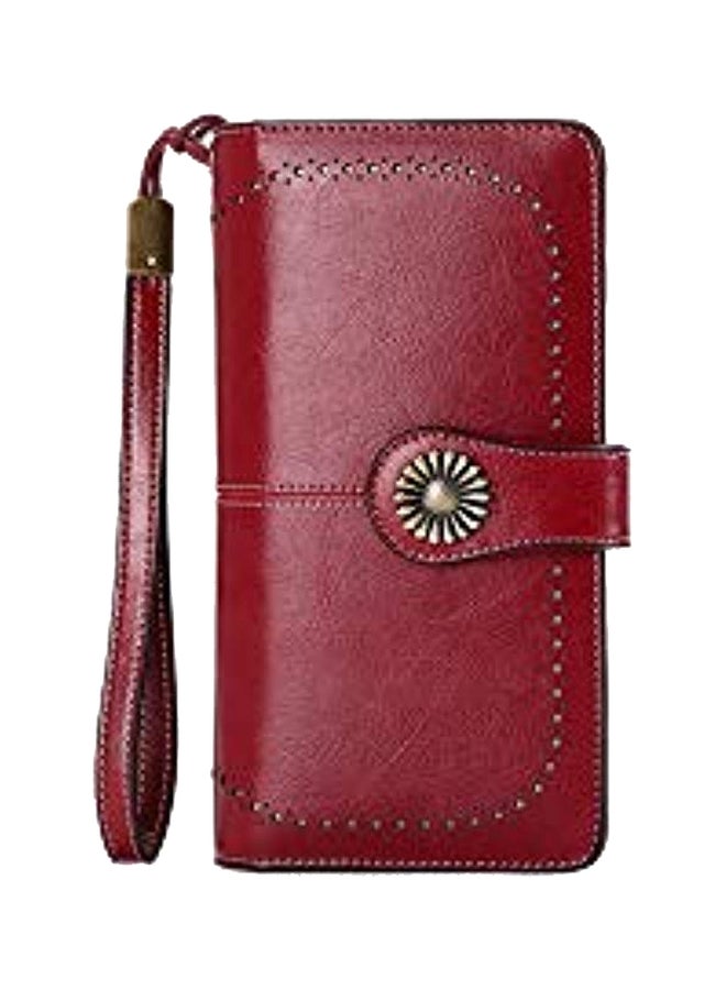 سينديفن محفظة جلدية بني/ذهبي - Image 1