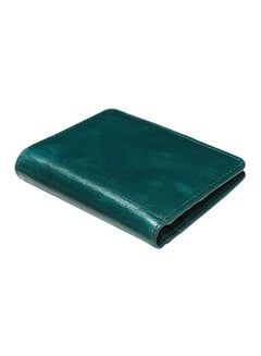 ITSLIFE Bifold Leather Pocket Wallet Green  - Image 2