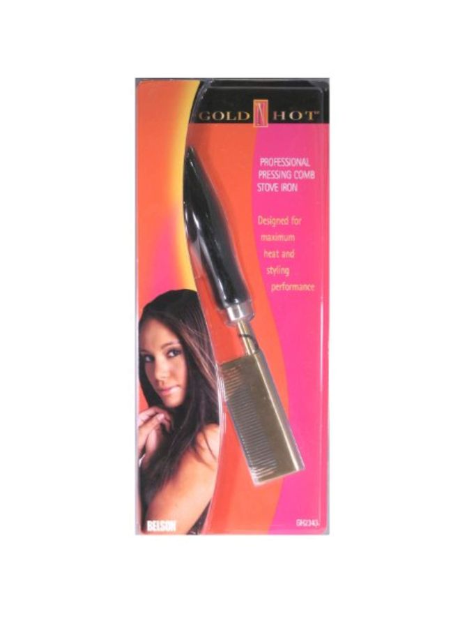 Gold N Hot - Professional Pressing Comb Stove Iron Gold/Black - Image 1