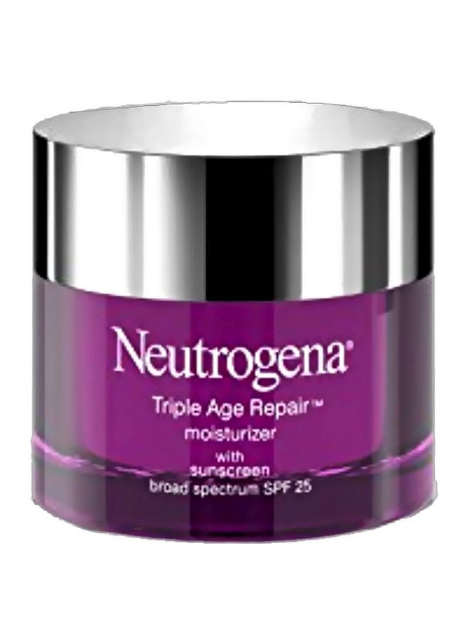 نيوتروجينا مرطب الوجه تريبل آيج ريبير لمقاومة علامات التقدم في السن بعامل حماية من الشمس SPF 25 - Image 1