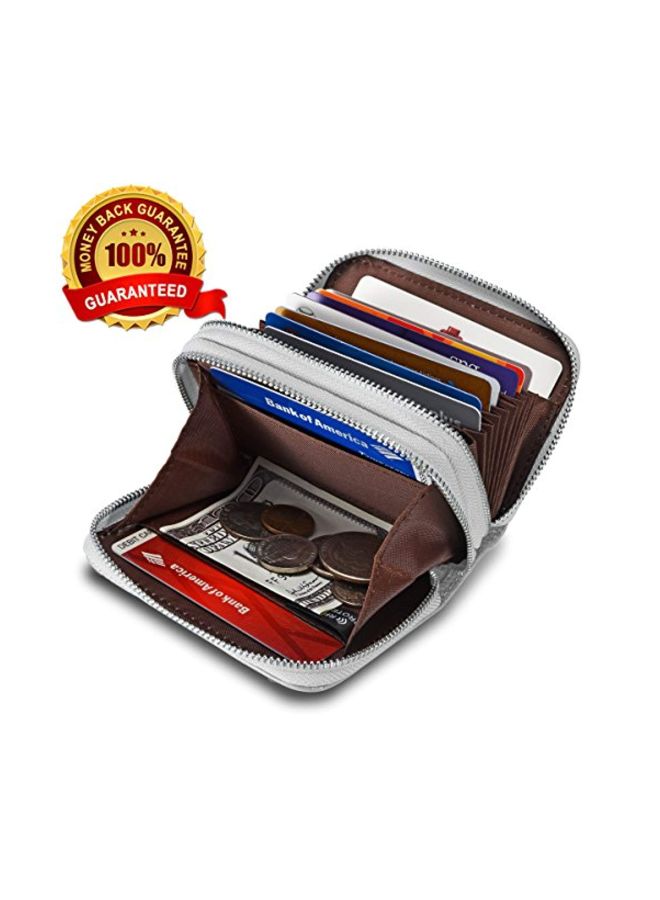 KALMORE RFID Leather Wallet Grey - Image 4