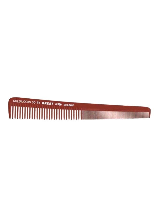 Krest Tapering Barber Comb Brown 7.5inch