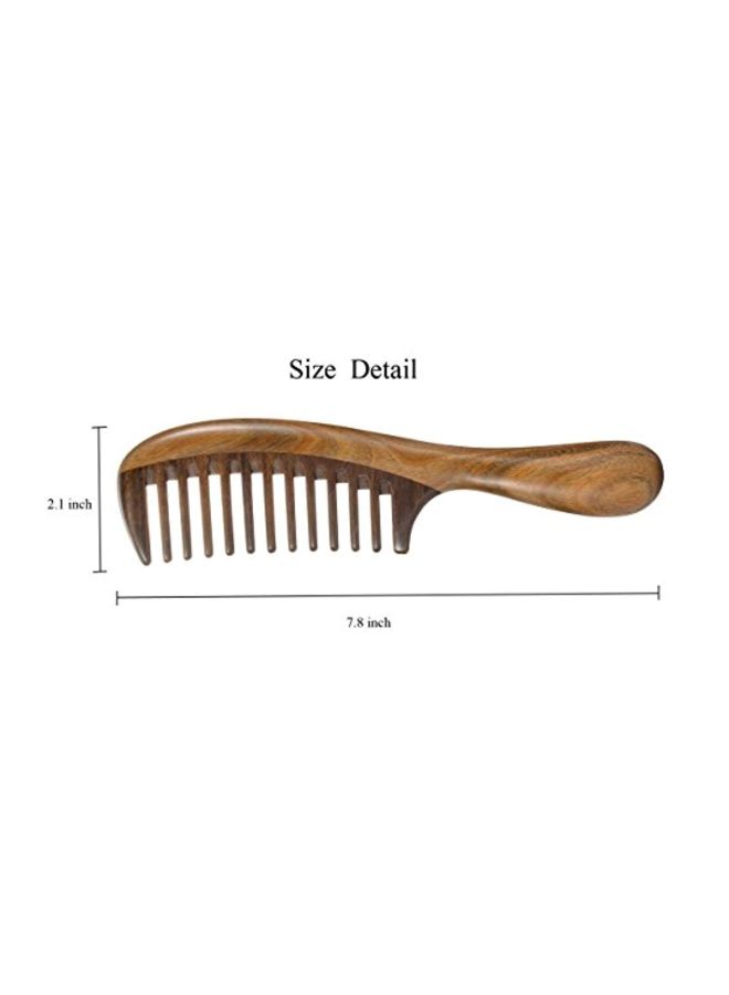 Louise Maelys Wide Tooth Comb Brown  - Image 2