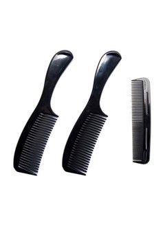 3-Piece Round Handle Comb Set Black - v1569237083/N30208378A_1