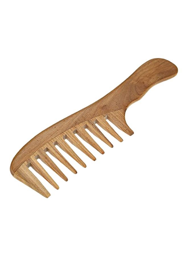 UWND Wide Tooth Hair Comb Beige - Image 1