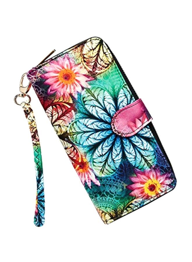 Polyester Wristlet Wallet Green/Pink/Blue - v1569238005/N30206736A_1